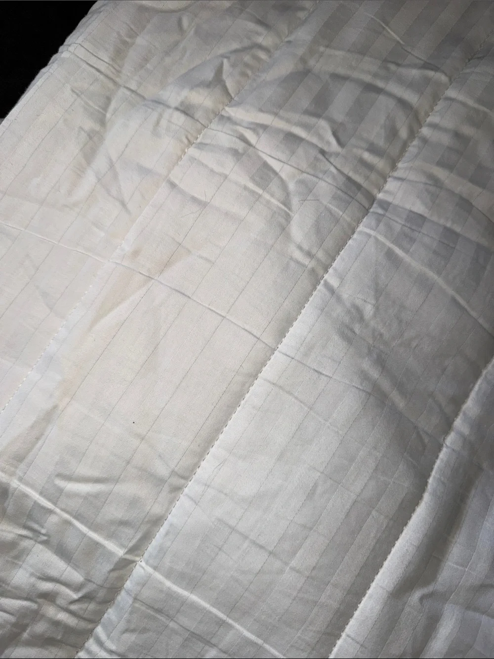 Classic White Quilted Mattress Pad Twin XL - Dorm/ College